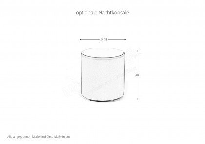 OC-PB21098 von Oschmann - Polsterbett 180 KT 0863 marine