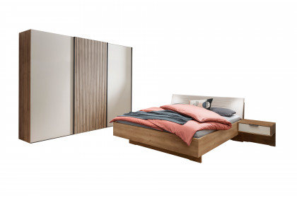 Ancona von Wiemann - Schlafzimmer 4-teilig Bianco-Eiche - champagner