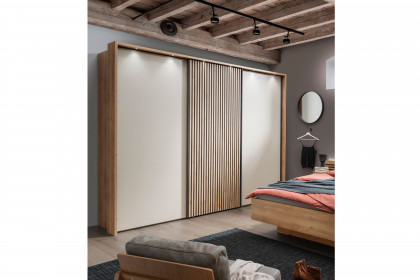 Ancona von Wiemann - Schlafzimmer 4-teilig Bianco-Eiche - champagner