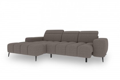 Kaya von BASTI dein Sofa - Eckcouch links grau