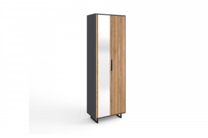 Stella-Foyer von Elfo Möbel - Garderobe mit Akustikpaneel in Eiche