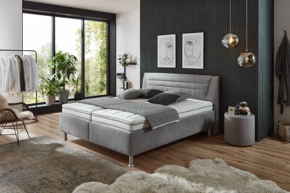 OC-PB21098 von Oschmann - Polsterbett 180 KT 0863 silber