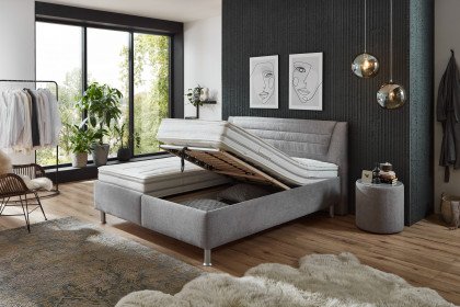 OC-PB21098 von Oschmann - Polsterbett 180 KT 0863 silber