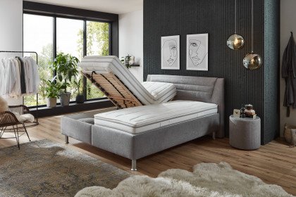 OC-PB21098 von Oschmann - Polsterbett 180 KT 0863 silber