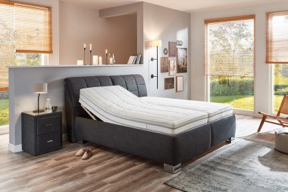 OC-PB21098 von Oschmann - Polsterbett 180 KT 0864 anthrazit