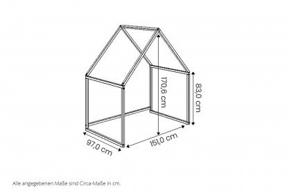 Little PAIDI House von Paidi - Spielhaus und Baldachin Buche massiv