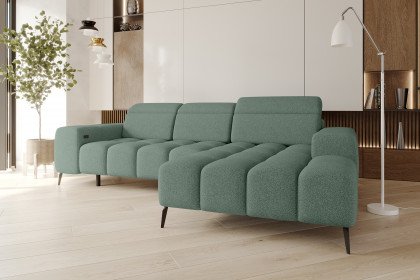 Kaya von BASTI dein Sofa - Sofagarnitur rechts grün