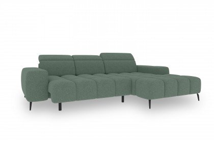 Kaya von BASTI dein Sofa - Sofagarnitur rechts grün