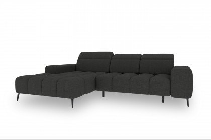 Kaya von BASTI dein Sofa - Ecksofa links schwarz