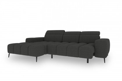 Kaya von BASTI dein Sofa - Ecksofa links schwarz