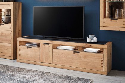 Esberg von IDEAL Möbel - Lowboard Eiche/ Schieferoptik