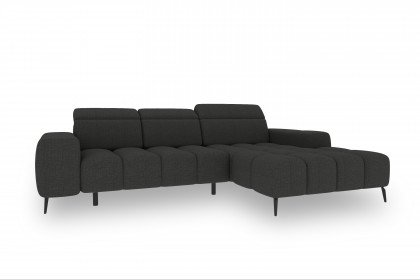 Kaya von BASTI dein Sofa - Ecksofa rechts schwarz