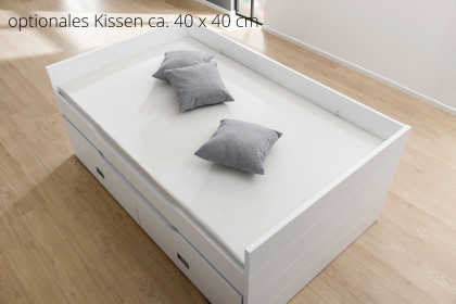 Little Flo von Paidi - Bodenbett weiß Liegefläche 90 x 200 cm