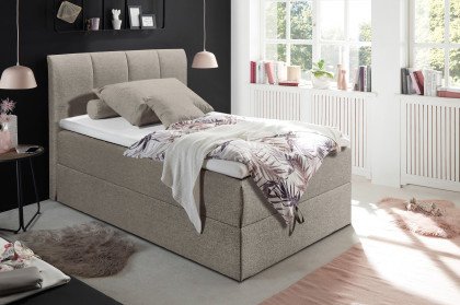 Granada von ED-Lifestyle - Polsterbett 120 schlamm