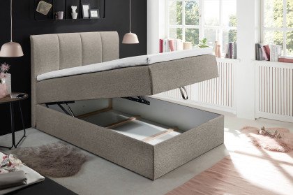 Granada von ED-Lifestyle - Polsterbett 120 schlamm