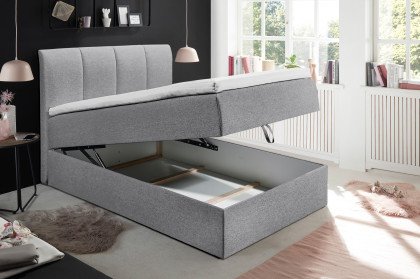 Granada von ED-Lifestyle - Polsterbett 140 grau
