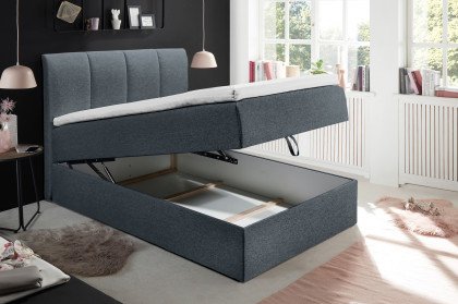 Granada von ED-Lifestyle - Polsterbett 140 anthrazit