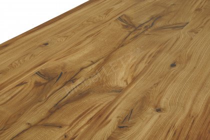 Alcedo von Nouvion - Esszimmertisch mit Waldkanten-Profil