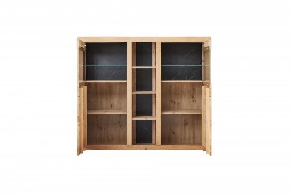 Esberg von IDEAL Möbel - Highboard Eiche mit Schieferoptik