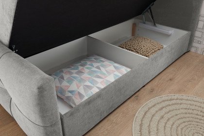 Winnipeg von ED-Lifestyle - Polsterbett 180 schlamm