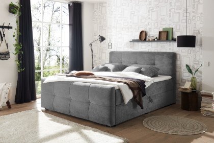 Winnipeg von ED-Lifestyle - Polsterbett 180 dark grey
