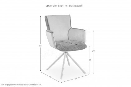 Hannis von Musterring - Esstisch mit Tischplatte aus HPL