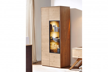 Selecto von Schösswender - Vitrine SE 22R Wildeiche/ Samtlack