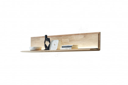 Vala von Hartmann - Sideboard aus massiver Kerneiche/ Parsolglas bronze