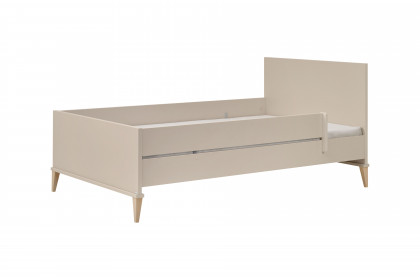 Jonte von Paidi - Komfort-Einzelbett 120x200 cm beige - Buche massiv