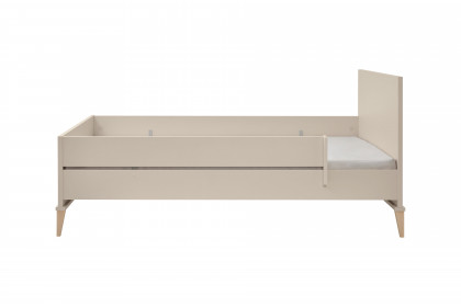 Jonte von Paidi - Komfort-Einzelbett 120x200 cm beige - Buche massiv