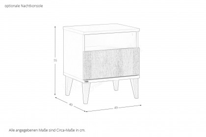 Jonte von Paidi - Komfort-Einzelbett 120x200 cm beige - Buche massiv