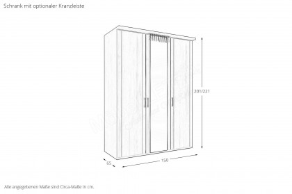 Mainau von Wiemann - Senioren-Schlafzimmer Polar-Lärche