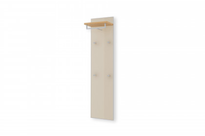 Vortina von Voss - Garderobenset Glas Sahara/ Balkeneiche Furnier