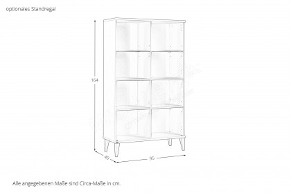 Jonte von Paidi - Jugendzimmer-Set 2-teilig cashmere-beige - Stripy-Light-Oak