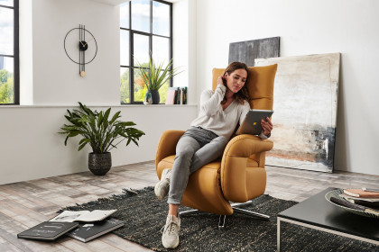 Choice Style von Polsteria - Drehsessel curry