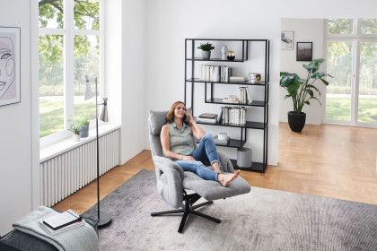 Felix Style Lazyline von Polsteria - Relaxsessel grau