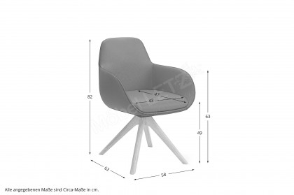 Bologna von SIT Mobilia - Esszimmerstuhl applegreen