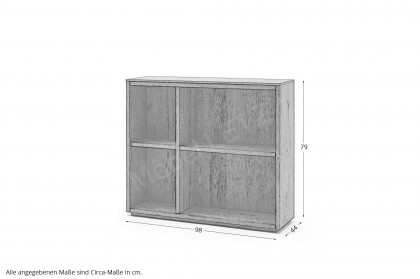 Selecto von Schösswender - Regal SE 10R Wildeiche/ Samtlack