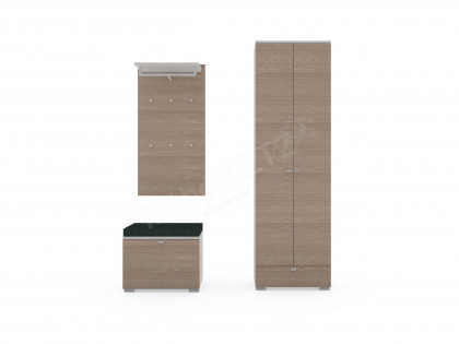 Multi-Color UNA von Wittenbreder - Garderobenset in Eiche und Grau