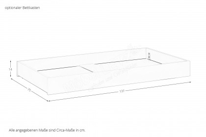 Little Snu von Paidi - Bett weiß 70x140 cm mit vielen Umbaufunktionen