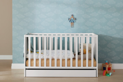 Little Snu von Paidi - Bett weiß 70x140 cm mit vielen Umbaufunktionen