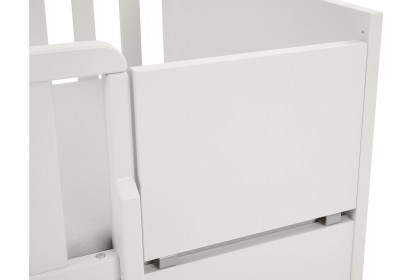 Little Snu von Paidi - Bett weiß 70x140 cm mit vielen Umbaufunktionen