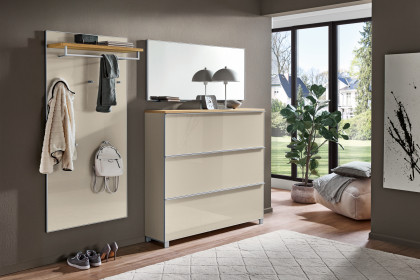 Vortina von Voss - Garderobenset Glas Sahara und Balkeneiche