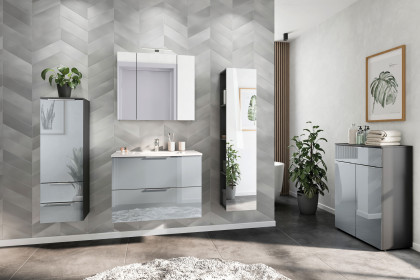 GW-Vasio von Germania - Badezimmer in Graphit/ Silbergrau