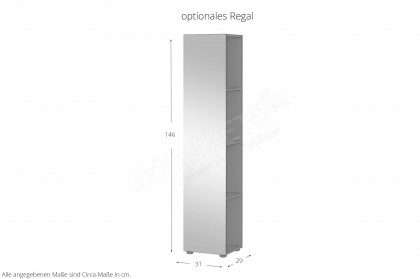 GW-Vasio von Germania - Badezimmer in Graphit/ Silbergrau
