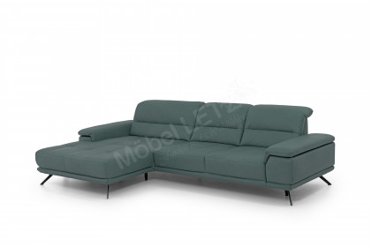 PN-EM19074 von Polinova - Ledersofa Variante links opal