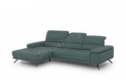 PN-EM19074 von Polinova - Ledersofa Variante links opal