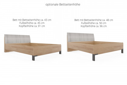 Malta von Wiemann - Schlafzimmer Eiche teilmassiv - Champagnerglas