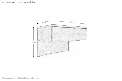 Malta von Wiemann - Schlafzimmer Eiche teilmassiv - Champagnerglas