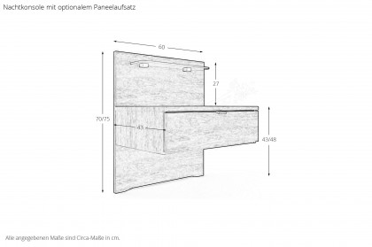 Malta von Wiemann - Schlafzimmer Eiche teilmassiv - Champagnerglas